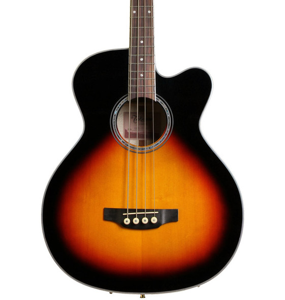 Takamine GB72CE Electro Acoustic Bass Guitar, Brown Sunburst 