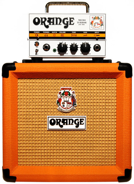 Orange Micro Terror 20 watt Amplifier Head with Black PPC108 