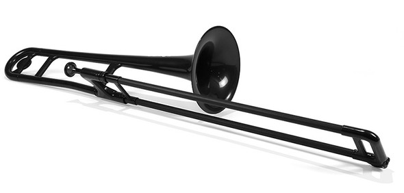 pBone Plastic Trombone, includes Bag & Mouthpiece, Black 