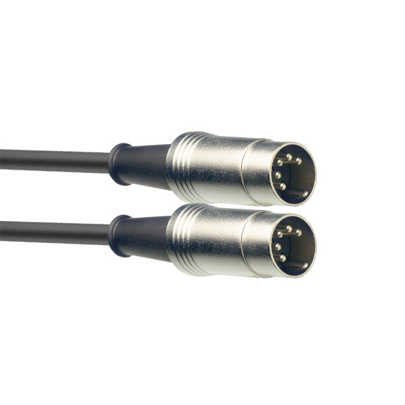 Stagg SMD1 1m/3ft MIDI Cable (Metal Plugs)  