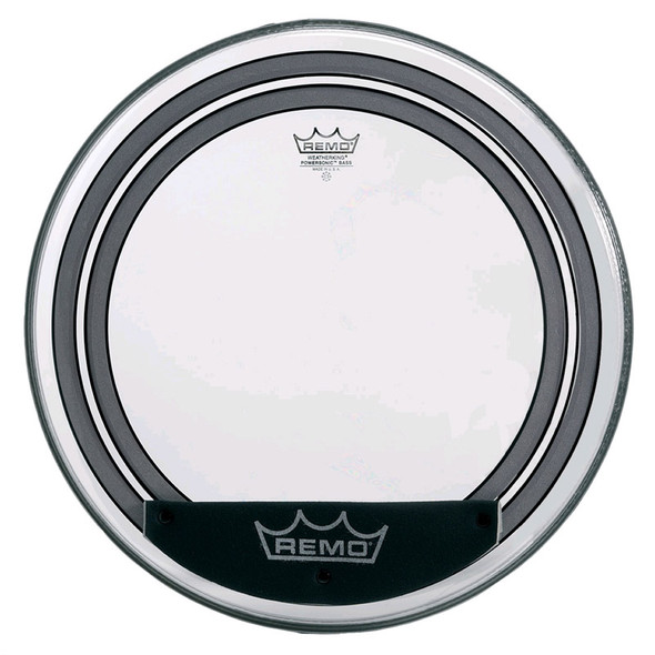 Remo PW-1322-00 Powersonic 22 Inch Clear Bass Drum Head  