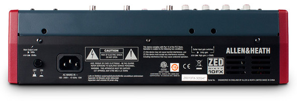 Allen & Heath ZED60-10FX Mixing Console  