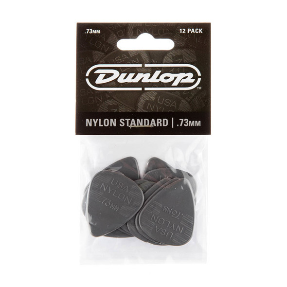 Dunlop Nylon Standard Picks .73mm, 12 Pack 