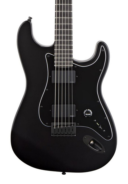 Fender Jim Root Stratocaster Electric Guitar, Black, Ebony  