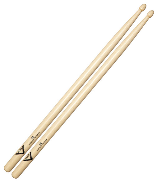 Vater VH5BW American Hickory 5B Wood Tip Drumsticks  