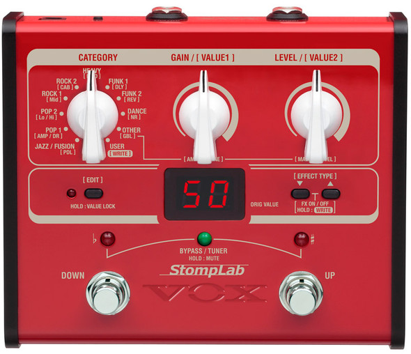 Vox StompLab SL1B Bass Multi FX Pedal 