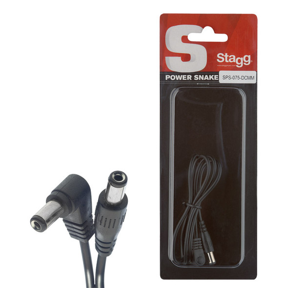 Stagg SPS-075-DCMM 75 cm Male to Male DC Power Cable 