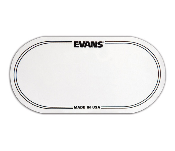 Evans EQPC2 Clear Plastic Double Patch 