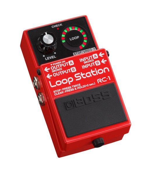 Boss RC-1 Looper Pedal, Red 