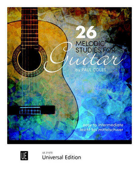 Paul Coles 26 Melodic Studies For Guitar BK (Easy to Intermediate) 