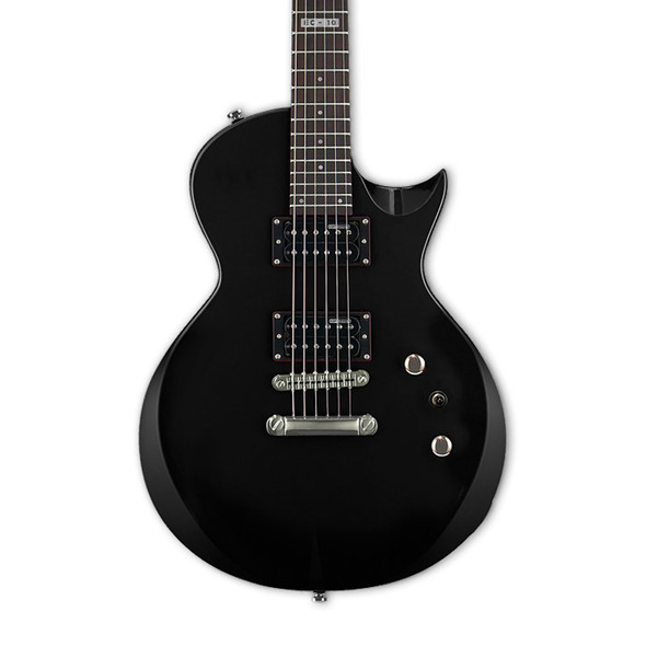 ESP Ltd EC-Black Metal Electric Guitar, Black Satin - Absolute Music