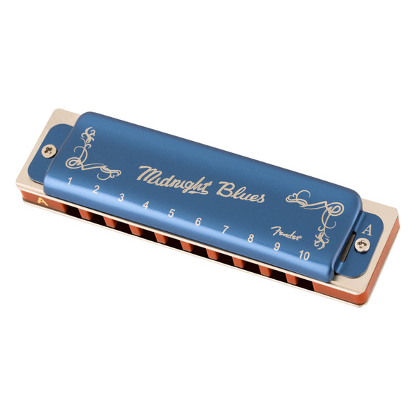 Fender Midnight Blues Harmonica, Key of A 