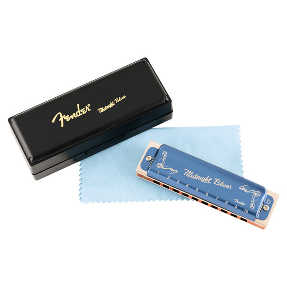 Fender Midnight Blues Harmonica, Key of D 