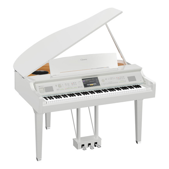 Yamaha CVP-809GPWH Clavinova Digital Grand Piano, Polished White 