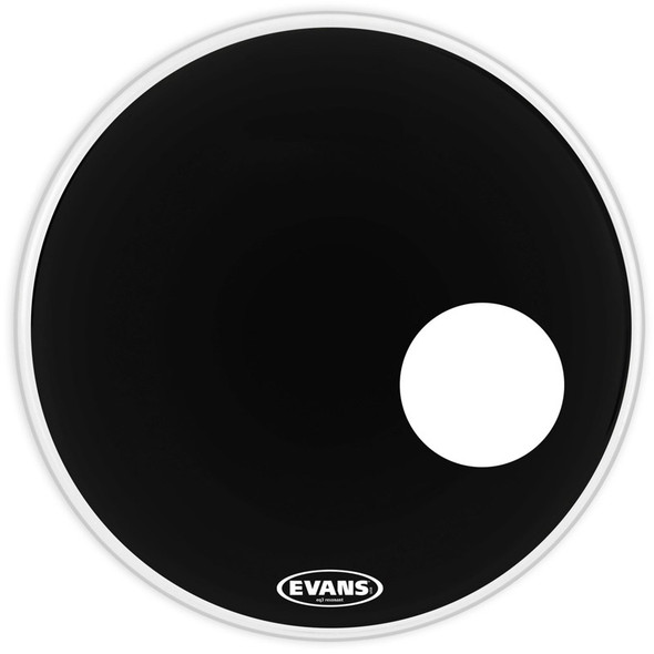 Evans BD18RB EQ3 Resonant Black 18 Inch Bass Drum Head 