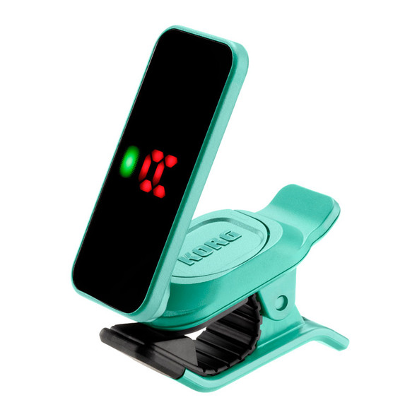 Korg Pitchclip 2 Enhanced Clip-On Tuner, Turquoise Green 