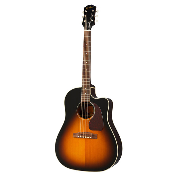 Epiphone Masterbilt J-45 EC Electro-Acoustic Guitar, Aged Vintage Sunburst 