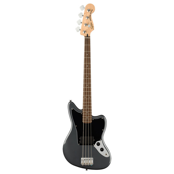 Fender Squier Affinity Series Jaguar Bass H, Charcoal Frost Metallic, Maple 