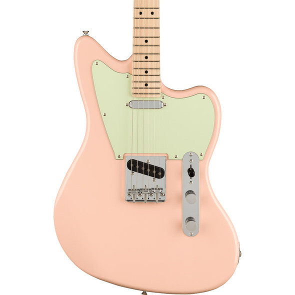 Fender Squier Paranormal Offset Telecaster Electric Guitar, Shell Pink, Maple 