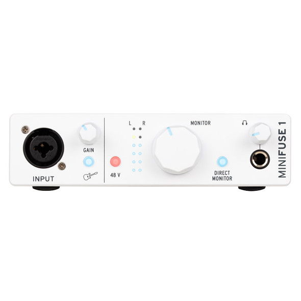 Arturia MiniFuse 1 USB Audio Interface, White 