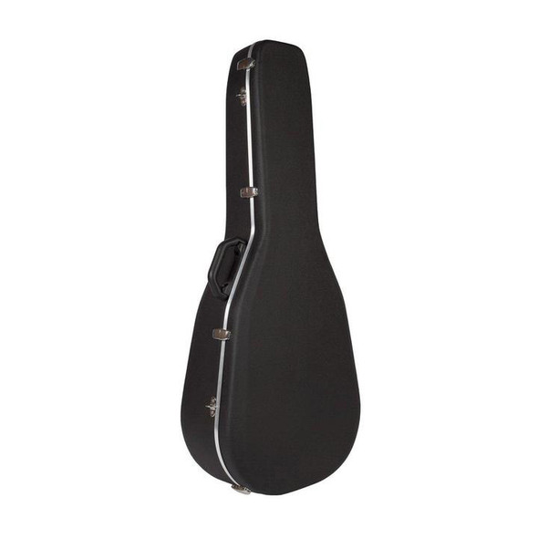 Hiscox PRO-II-GAB-B/S Pro-II Bowlback Acoustic Guitar Case - Black/Silver 