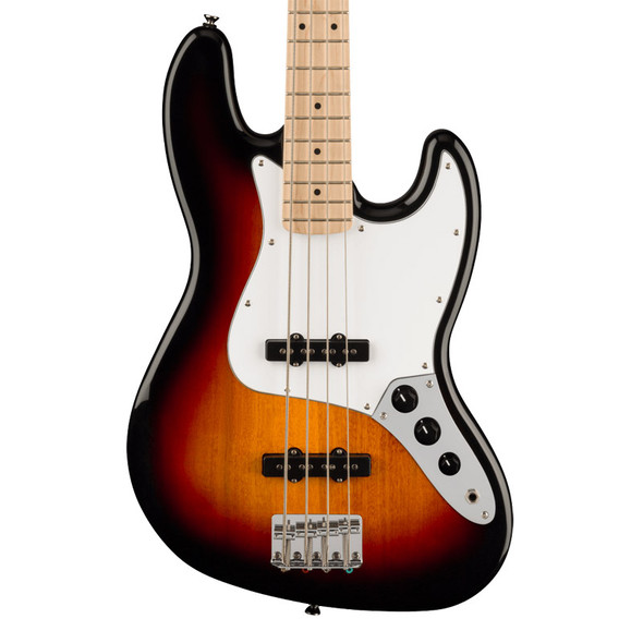 Fender Squier Affinity Series Jazz Bass, 3-Color Sunburst, Maple 