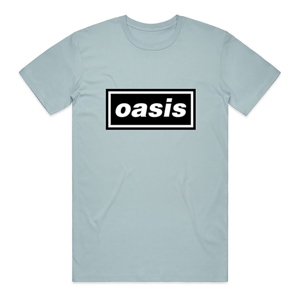 Oasis UnisexT-Shirt: Decca Logo, Blue (X-Large) 