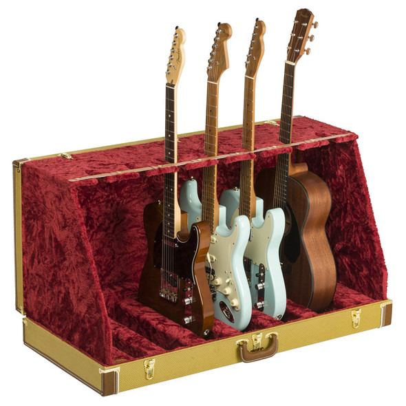 Fender Classic Series Case Stand, 7 Guitars, Tweed 