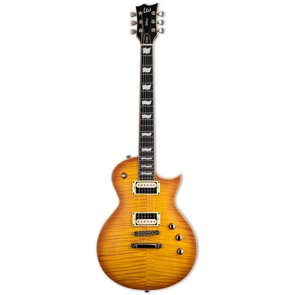 ESP LTD EC-1000T Electric Guitar, Honey Burst Satin 