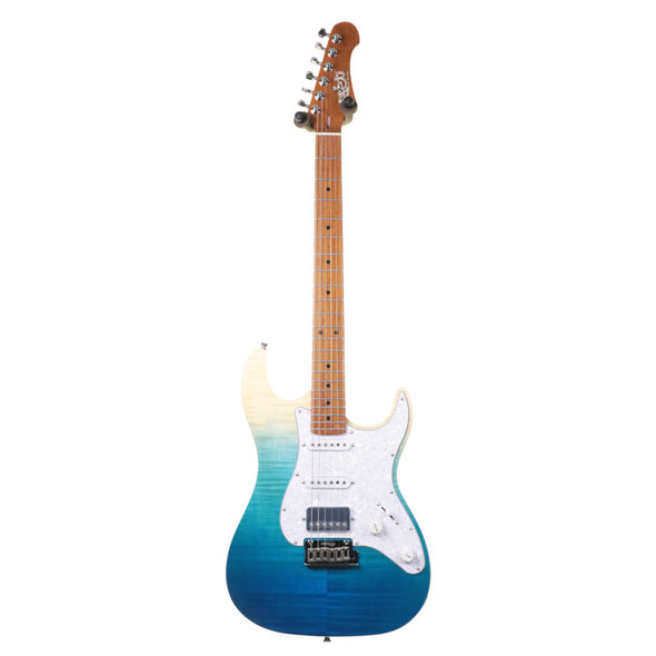 Jet JS-450 Electric Guitar, Transparent Blue 