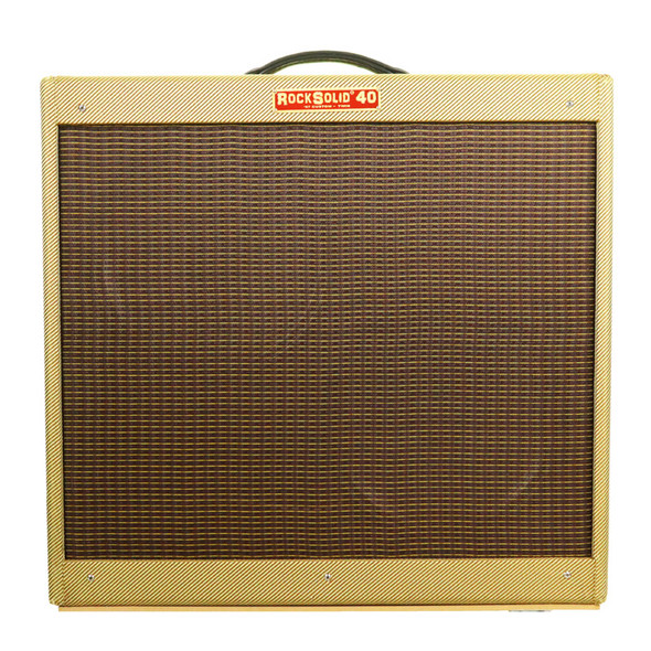 Rock Solid 57 Custom Twin 40 Watt Hand Wired Point To Point Valve Amplifier (pre-owned)