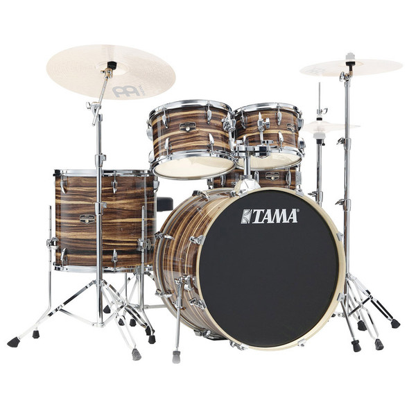 Tama Imperialstar 5 Piece Drum Kit with Hardware in Coffee Teak Wrap 