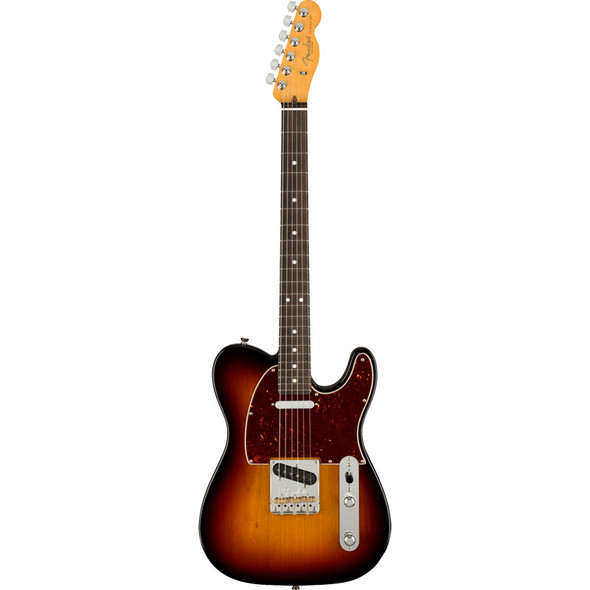 Fender American Professional II Telecaster Electric Guitar, 3 Tone Sunburst, RW (ex-display)