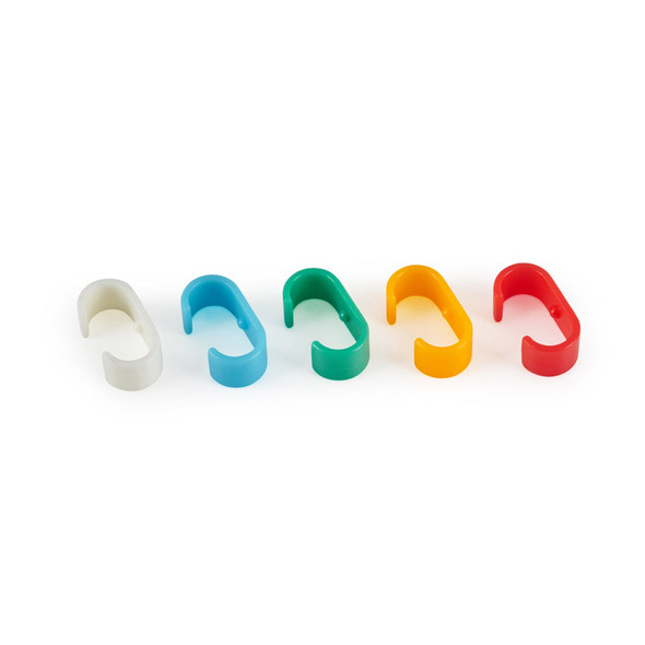 RockBoard Color Code Rings for Flat Patch Cables, 5 Colours, 2 pcs. each 