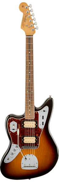Fender Kurt Cobain Jaguar Left Hand Electric Guitar, 3 Tone Sunburst, NOS, RW 