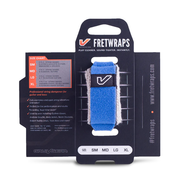 Gruv Gear Fretwrap, Blue, Medium 