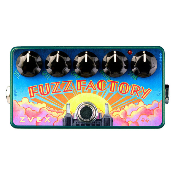 Zvex Vexter Fuzz Factory Effects Pedal, Silk Screened Graphics 