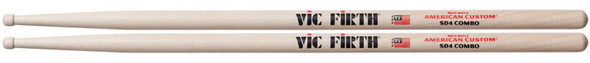 Vic Firth VF-SD4 American Custom SD4 Combo Drum Sticks 