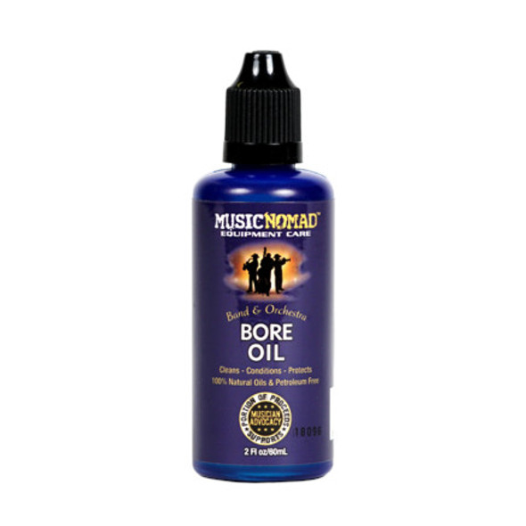 MusicNomad Bore Oil - 100% Natural Oil, Petroleum Free 