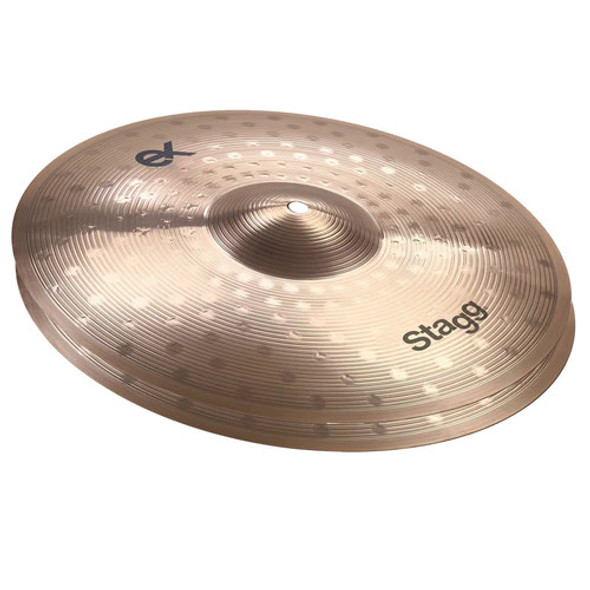 Stagg EX-HM14B 14 Inch EX Brilliant Medium Hi-hat Cymbals 