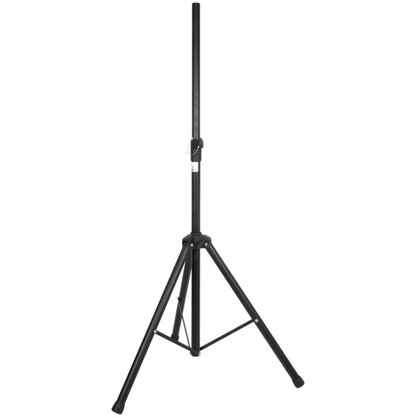QTX Robust Steel Speaker Stand, Black (Single) 