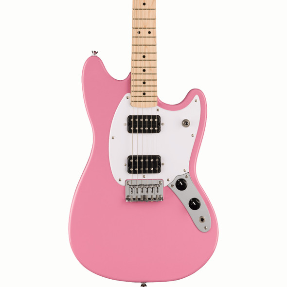 Fender Squier Sonic Mustang HH Electric Guitar, Flash Pink 