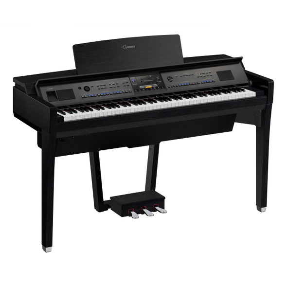 Yamaha CVP-909B Clavinova Digital Piano, Black Walnut 