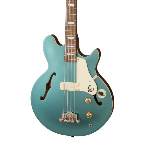 Epiphone Jack Casady Bass Guitar, Faded Pelham Blue 