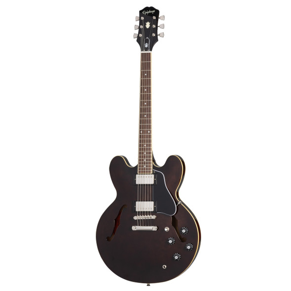 Epiphone Jim James ES-335 Electric Guitar, Seventies Walnut Inc Hardcase 