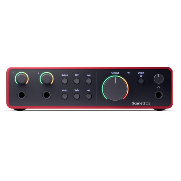 Focusrite Scarlett 2i2 Studio (4th Gen) USB Audio Recording Bundle 