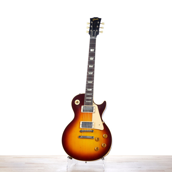 Gibson 1958 Les Paul Standard Reissue Electric Guitar, Ultra Light Aged, Bourbon Burst  (b-stock)