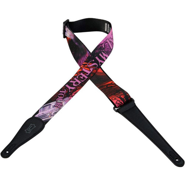 Levys MPL2-016 2 inch Polyester Legendary Lyrics Guitar Strap - Magical Mystery 