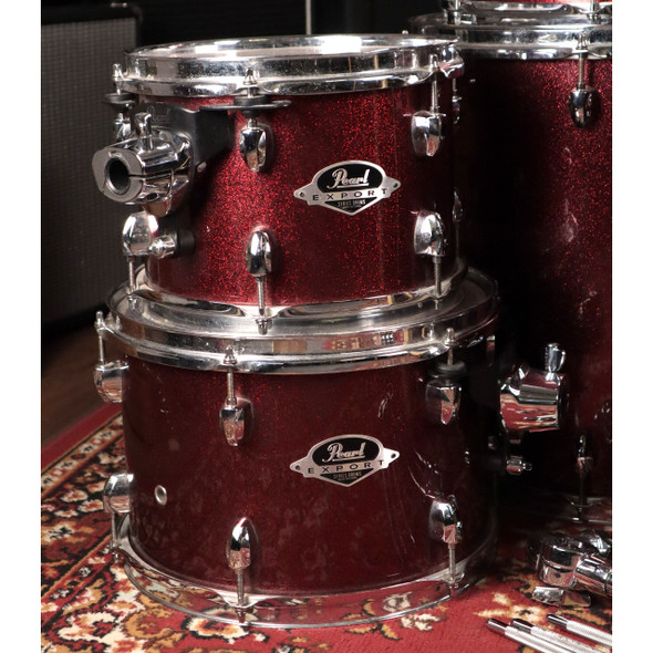 Pearl Export Shell Pack, Cherry Red (pre-owned)