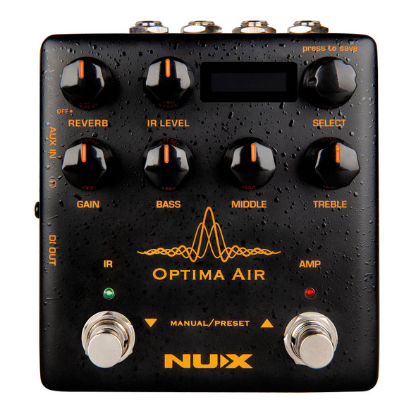 NU-X Optima Air Acoustic Simulator & IR Loader Pedal 